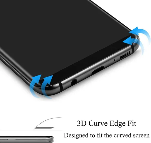 Vista 7 de Protector de pantalla de privacidad para Galaxy Note 8, película flexible autoreparable con cobertura adhesiva completa, compatible con fundas