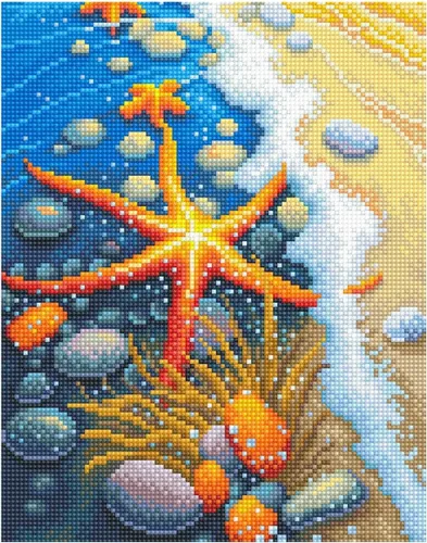 Vista 10 de Diamond Art by Leisure Arts Kit DMA 12x12 IntermediateBlue Bird