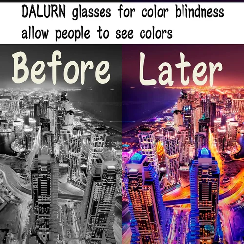Vista 4 de Pacientes daltónicos Gafas daltónicas que hacen que la gente vea