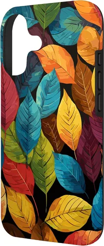 Vista 2 de Fall & Autumn, Colorful Leaves, Fall Season Theme Case for iPhone 17