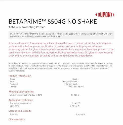 Vista 3 de Dow Automotive -5504G Beta Prime Imprimación de vidrio 125 mL