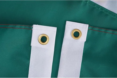 Vista 3 de Homissor Bandera mexicana Bandera de México, banderas bordadas de 3 x 5 pulgadas, rayas cosidas, banderas nacionales MX resistentes, poliéster