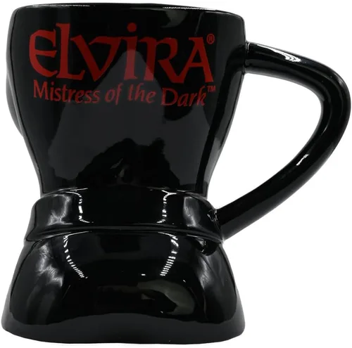 Vista 3 de kreepsville 666 Taza de café Elvira Body