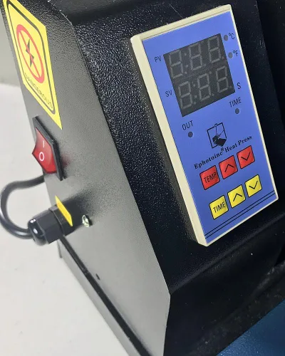 Vista 3 de Máquina de impresión por calor para polera. Máquina de transferencia ePhoto para polera. Tamaño 15 x 15 pulgadas
