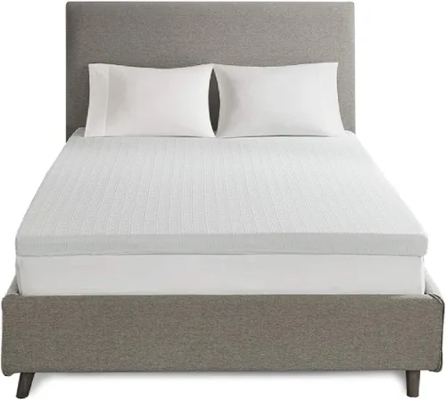 Vista 13 de Sleep Philosophy - Protector de colchón de espuma viscoelástica con gel, apto para todas las estaciones, lujoso e hipoalergénico