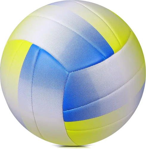Vista 2 de Size 5 Volleyball - Durable PU Leather, Indoor/Outdoor. Soft Control, Great Airtightness for Training/Games. Ideal for All Ages