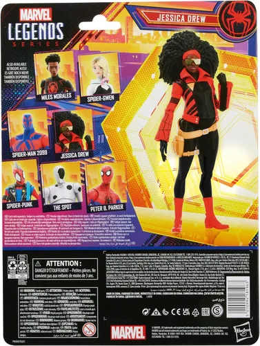 Vista 3 de Marvel Legends Spider-Man: Across The Spider-Verse - Figura de acción de Spider-Woman de 6 pulgadas estándar