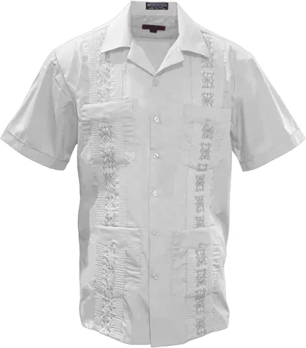 Vista 21 de Gravity Threads Camisa de verano Guayabera para hombre