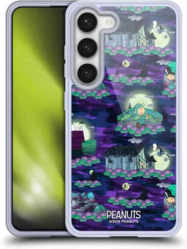 Vista 125 de Head Case Designs Funda de gel Spooktacular con licencia oficial de Peanuts Linus y Snoopy [protección de grado militar] compatible con Google Pixel