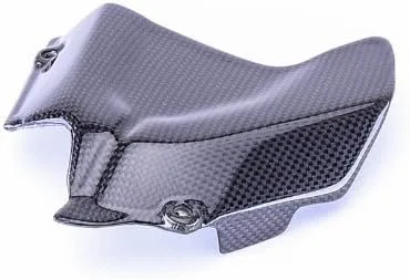 Vista 2 de Bestem Cubierta de piñón de fibra de carbono 100% para Ducati 848 1098 1198 Plain Weave