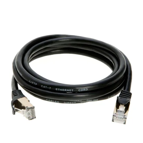 Vista 7 de Cables Direct Online Cable de conexión Ethernet de cobre Cat7 S/FTP de 6 pies, cable de Internet, compatible con PC, laptop, módem, enrutador