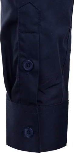 Vista 6 de ZEROYAA Camisa hipster de manga larga con cuello de banda y bolsillo para hombre