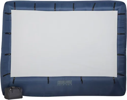Vista 8 de Gemmy Pantalla de cine inflable, negro/gris/blanco