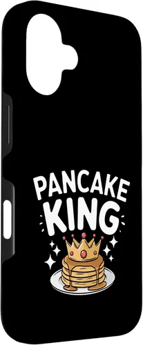Vista 3 de iPhone 16 Pancake King Hotcake Lover Maker Baker Foodies Men Dad Boys Case