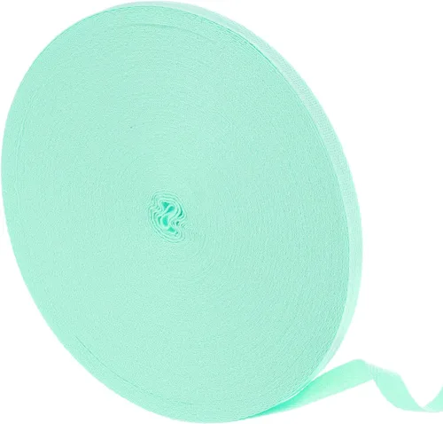 Vista 109 de uxcell Cinta de sarga de algodón de 50 yardas, cinta de espiga de 3/8 pulgadas para coser ropa, manualidades (azul)