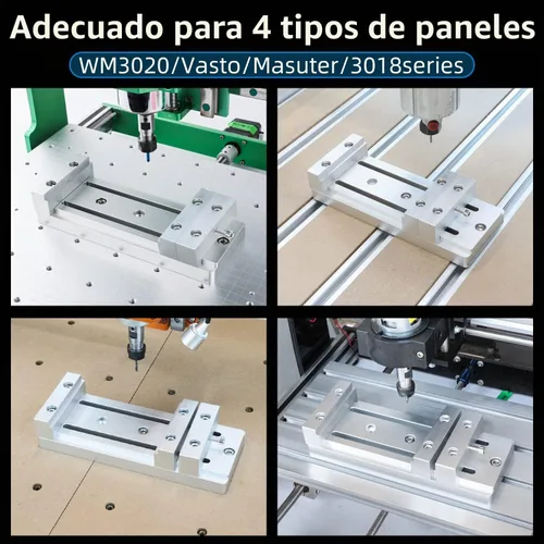 Vista 7 de FoxAlien - Mini mesa de trabajo con abrazadera de banco de perfil bajo