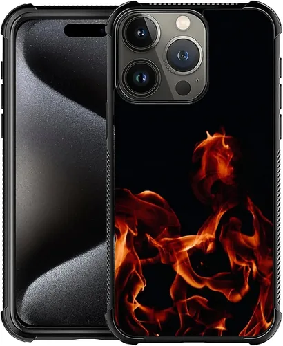 Vista 80 de CARLOCA Funda compatible con iPhone 15, increíble patrón de luz espacial nebulosa para niñas y niños, ultra protección, a prueba de golpes