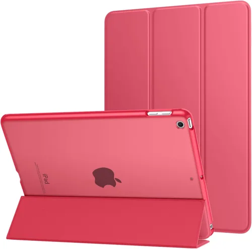 Vista 42 de MoKo Funda para iPad 9.7 2018/2017 de 5ª / 6ª Generación - Funda delgada y ligera con soporte para Smartphone con parte trasera translúcida
