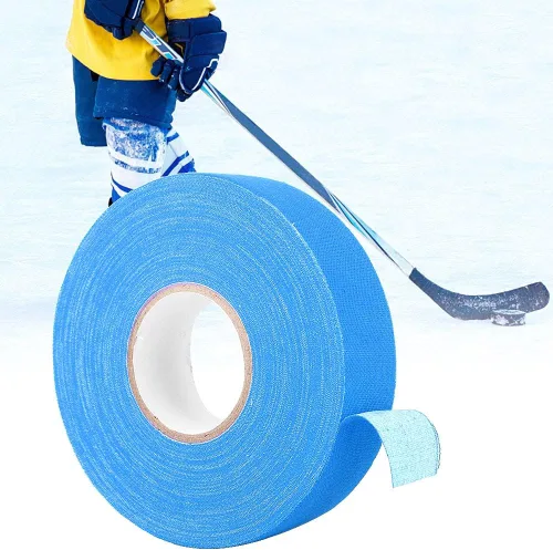 Vista 2 de Cyrank Hockey Protective Tape, Waterproof Hockey Grip Tape Tennis Badminton Racket Overgrip Hockey Stick Tape for Badminton Grip(Blue)