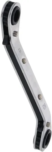 Vista 7 de Auniwaig 1/4 "-5/16 "Llave de trinquete reversible Cr-v Offset doble caja final llave de trinquete doble caja final llave de trinquete 1pcs