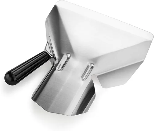 Vista 5 de New Star Food Service 37807 - Embolsadora comercial de acero inoxidable para patatas fritas, mango derecho