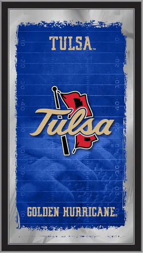Vista 84 de Espejo de fútbol Appalachian State de 15" x 26" por Holland Bar Stool Company Appalachian State University