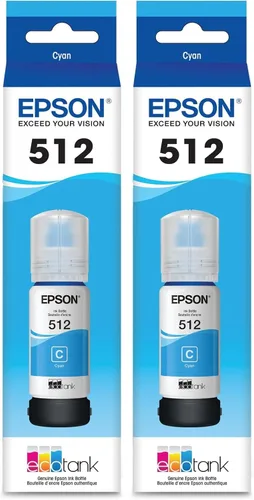 Vista 12 de EPSON 512 EcoTank Ink Botella de ultra alta capacidad negra (T512020-S) Funciona con ET-7700, 7750