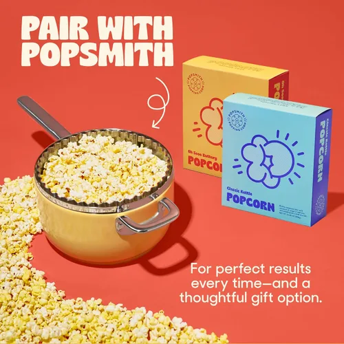 Vista 9 de Popsmith Kits pre-medidos de palomitas de maíz: cinco kits de palomitas de maíz con mantequilla de 4 onzas con aceite de coco con sabor a