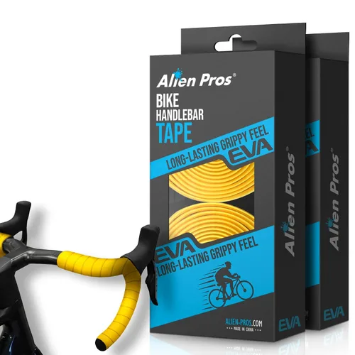 Vista 17 de ALIEN PROS Cinta de manubrio de bicicleta EVA (juego de 2) verde Bianchi - Mejora el agarre de tu bicicleta con esta cinta para manillar