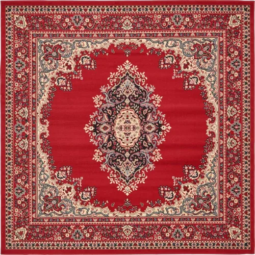 Vista 34 de Unique Loom - Alfombra de área estilo persa tradicional de la colección Reza, de 2 pies 2 pulgadas x 3 pies, colores negro y beige