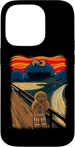 Vista 17 de Cookie Muncher The Scream Munch Monster Joke Funda para iPhone 17