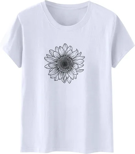 Vista 8 de Camiseta con estampado de animales para mujer, camiseta de libélula divertida, linda camiseta de manga corta, blusa de primavera 2023, camisas