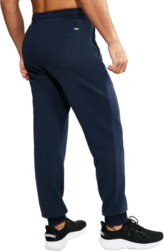 Vista 4 de MIER Men's Cotton Joggers Athletic Sweatpants for Gym Workout Active Lounge Jersey Track Pants with Pockets, Elastic Waist