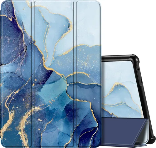 Vista 13 de Fintie Funda delgada para tableta Fire HD 10 (13ª generación, versión 2023) – Funda rígida de triple pliegue ligera con función de encendido
