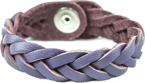Vista 9 de Pulsera de cuero genuina, difusor de aceites esenciales Negro