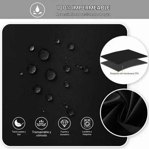 Vista 4 de Funda Protectora Deslizable para Silla de Juegos Impermeable a Prueba de Arañazos de Gato, Funda Elástica para Asiento de Silla