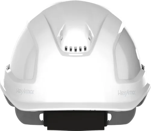 Vista 2 de HexArmor Casco de Seguridad Ceros® Casco Ceros® Duro Blanco