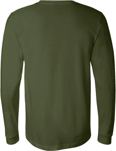 Vista 4 de Canvas Men's - Camiseta de manga larga 100% algodón de 4.2 onzas, modelo Filmore 3501para hombre
