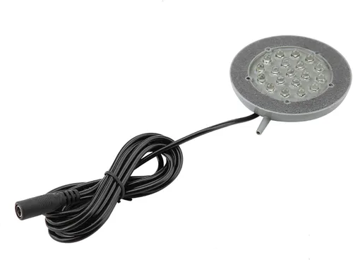 Vista 5 de LED Acuario Aire, Control de Luz Cambiante Lámpara Pescado Peces Burbuja Piedra Decoración US Plug 100 240V
