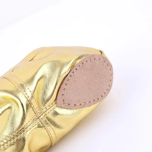 Vista 5 de Nexete Zapatos de Danza Ballet de Suela Dividida Zapatillas Planas Zapatos de Danza Ballet de Cuero PU para Niña Pequeña Niña Mujer