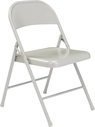 Vista 6 de National Public Seating - Sillas plegables portátiles de acero de la serie 900, sillas plegables de alta resistencia para interiores y exteriores