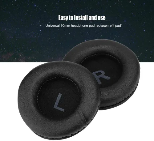 Vista 8 de 2 unids 3.543 in universal reemplazo espuma auriculares almohadillas cojín auriculares cubierta caso