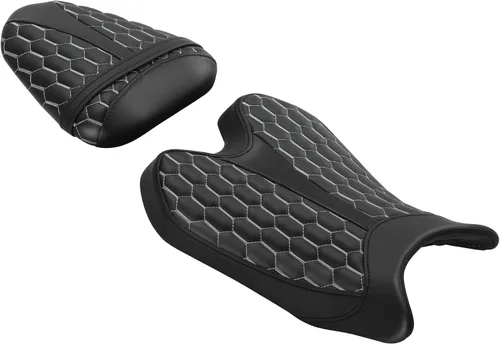 Vista 9 de Green-L - Juego de cojines para asiento de conductor y pasajero para Yamaha YZF-R6 2006-2007 Conjunto A