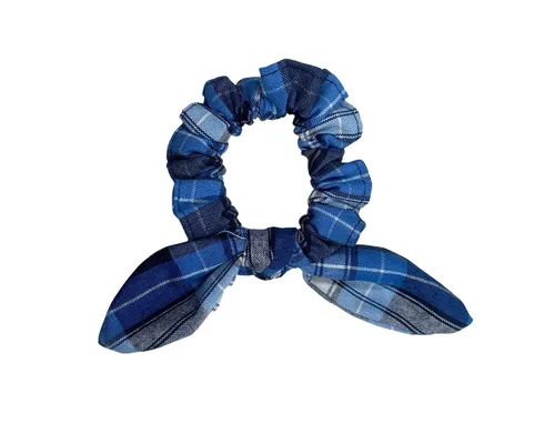 Vista 23 de Back to School/Uniform Plaid Scrunchie bunny ear Bowknot/School Uniform Plaid/Ponytail Bow Scrunchie/Plaid Accessories (Plaid 42-Bernards)
