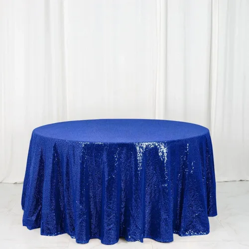Vista 15 de Tableclothsfactory Luxury Collection - Manteles redondos de lentejuelas de 108 pulgadas, color dorado