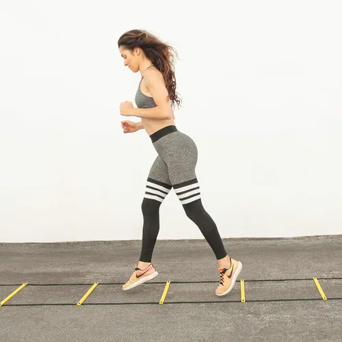Vista 6 de ProsourceFit Speed Agility Ladder 8, 12 and 20 Rung for Speed Training and Sports Agility Workouts with Free Carrying Bag