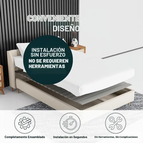 Vista 3 de Treaton, Pizarra de madera horizontal resistente de 0.75 pulgadas, 72 x 39 pulgadas, color gris