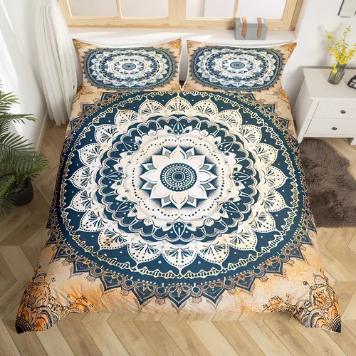 Vista 17 de Juego de funda de edredón con estampado de rana para niños, juego de ropa de cama Kawaii para decoración de habitación, diseño de hongos y rana
