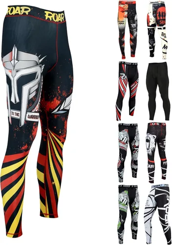 Vista 24 de Roar MMA - Pantalones de compresión para entrenamiento de gimnasio