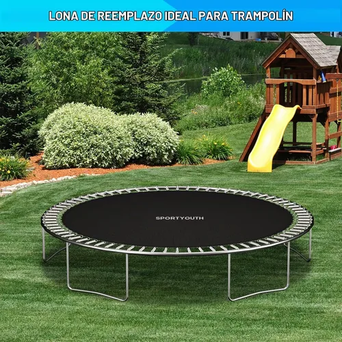 Vista 6 de SPORTYOUTH Trampoline Replacement Mat Fits 12ft/14ft/15ft Round Trampoline